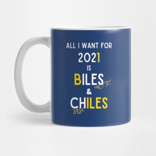 Biles and Chiles with shorthand Mug